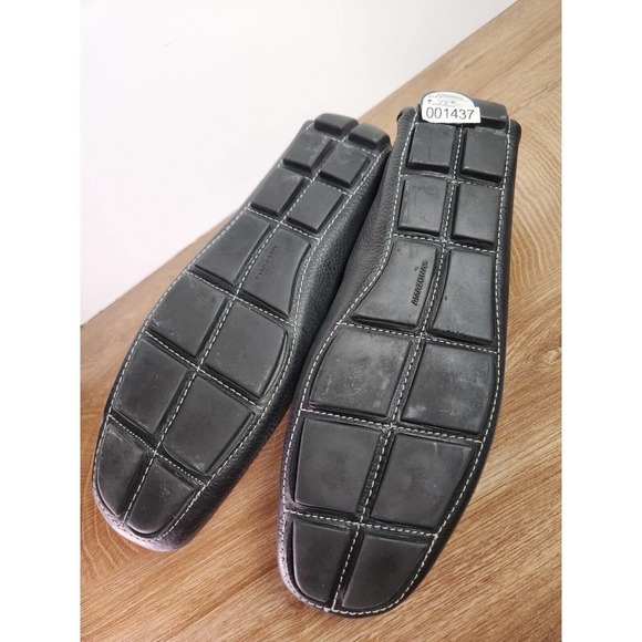 Bacco‎ Bucci Shoes Mens Size 8.5 D Devers Leather Slip On Loafers Black NEW NIB main image 8
